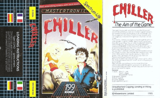 Chiller box art for ZX Spectrum